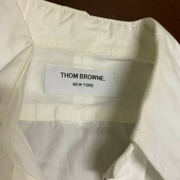 Thom Browne Long Sleeves Button Down Shirt Size 4 - Picture 2 of 3